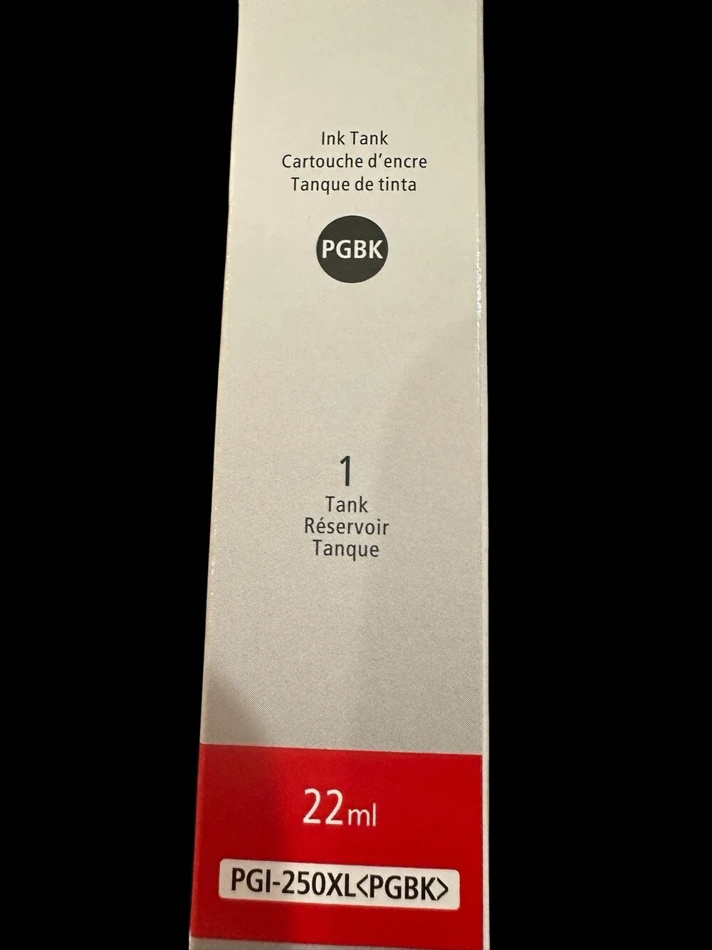 Genuine Canon: 1x PGI-250XL & 2x CLI-251 Black OEM Ink Tanks